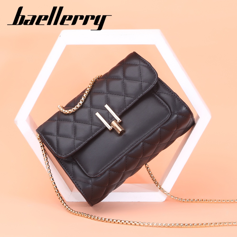 BAELLERRY N3240 Tas Selempang Wanita Bahan Kulit PU Leather Premium WATCHKITE WKOS