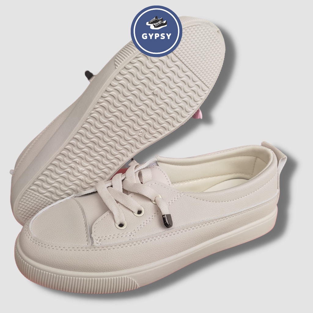 Gypsy - Modist Sepatu Sneakers Kanvas Wanita Dewasa Import Sole Karet Slop Seoatu Snakers Hitam Cewek Remaja Canvas Snekers X3103