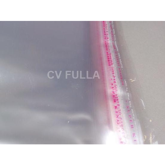 

Promo Plastik OPP Ukuran 23 x 30 cm 03 mikron 500 lembar