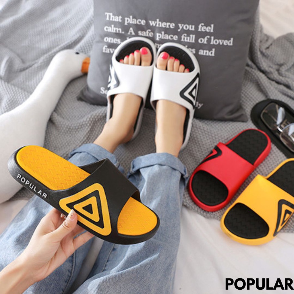 SANDAL SELOP UNISEX MUDAH UNTUK DIPAKAI DAN MUDAH DICUCI IMPORT BAHAN RUBBER POPULAR