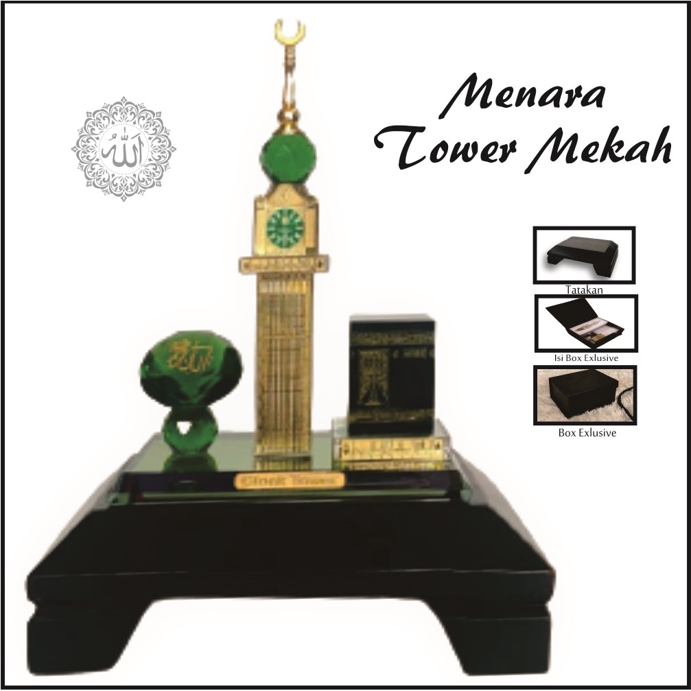 Promo Miniatur Kabah Menara Jam Tower Mekah