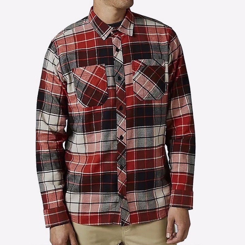 Fox Flanel Shirt Color Red