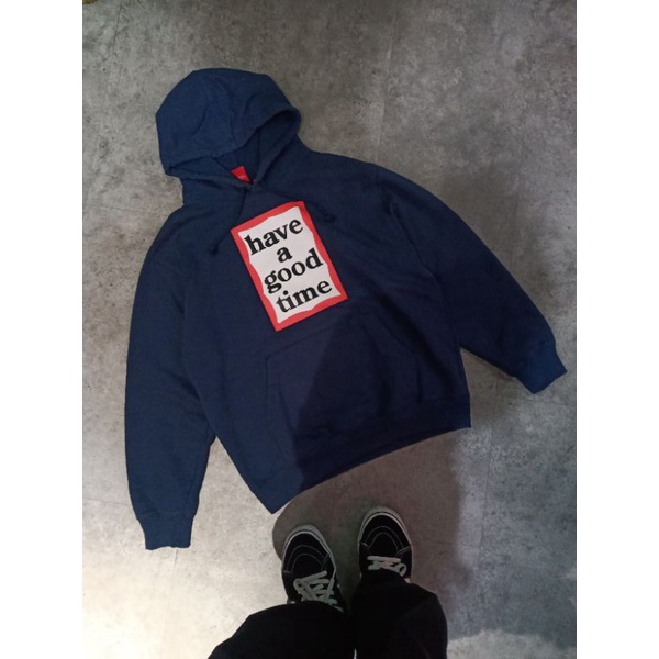 Jacket Hoodie Have A Good Time Red Big Frame Second / Bekas