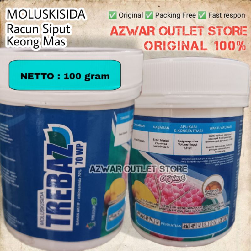 TREBAZ 70WP moluskisida | racun hama siput dan keong mas