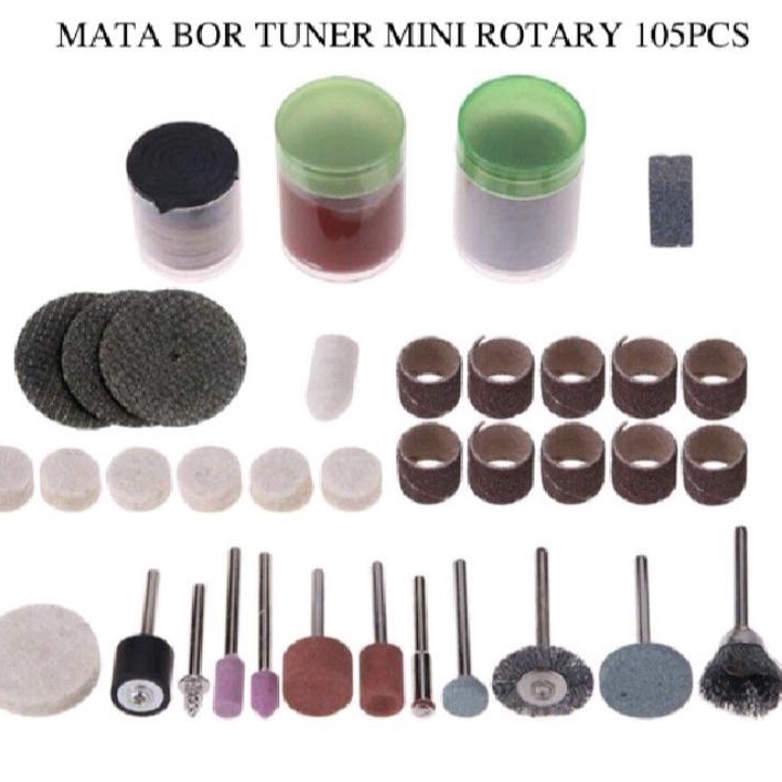 Jual Mata Bor Tuner Poles Mini Set Pcs Mata Dremel Tuner Potong