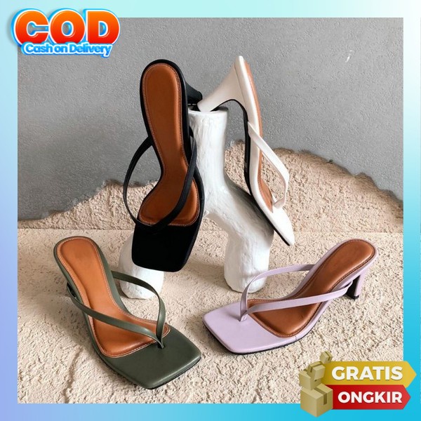 Haihil Remaja Import Hak Tinggi Haihils Wanita Transparan Sandal Hils Murah Heils Highheels Heels Im
