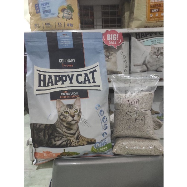 Happy Cat Atlantic Salmon 10kg - Promo Price Makanan Kucing murah