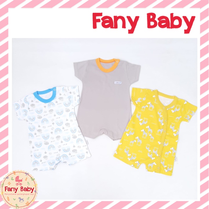 Little Queen Baby Romper Boy &amp; Girl isi 3pcs