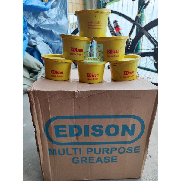Minyak Gemuk Edison Sepeda Motor Grease Bicycle Hitam Besar | High Quality