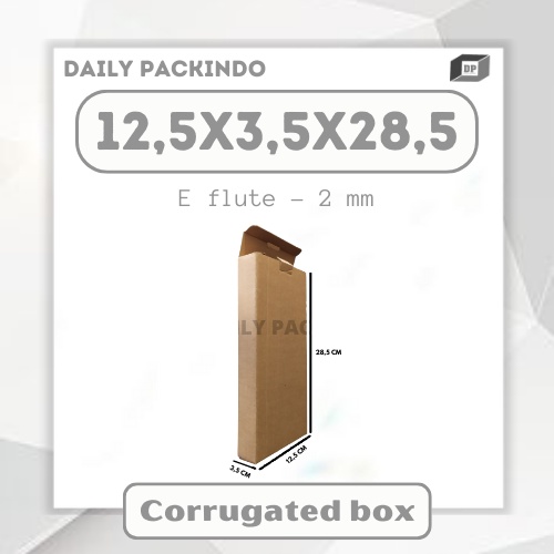 

Kardus Dus Packing Ukuran 12,5X3,5X28,5 Cm Box Hampers Jam Baju Dll