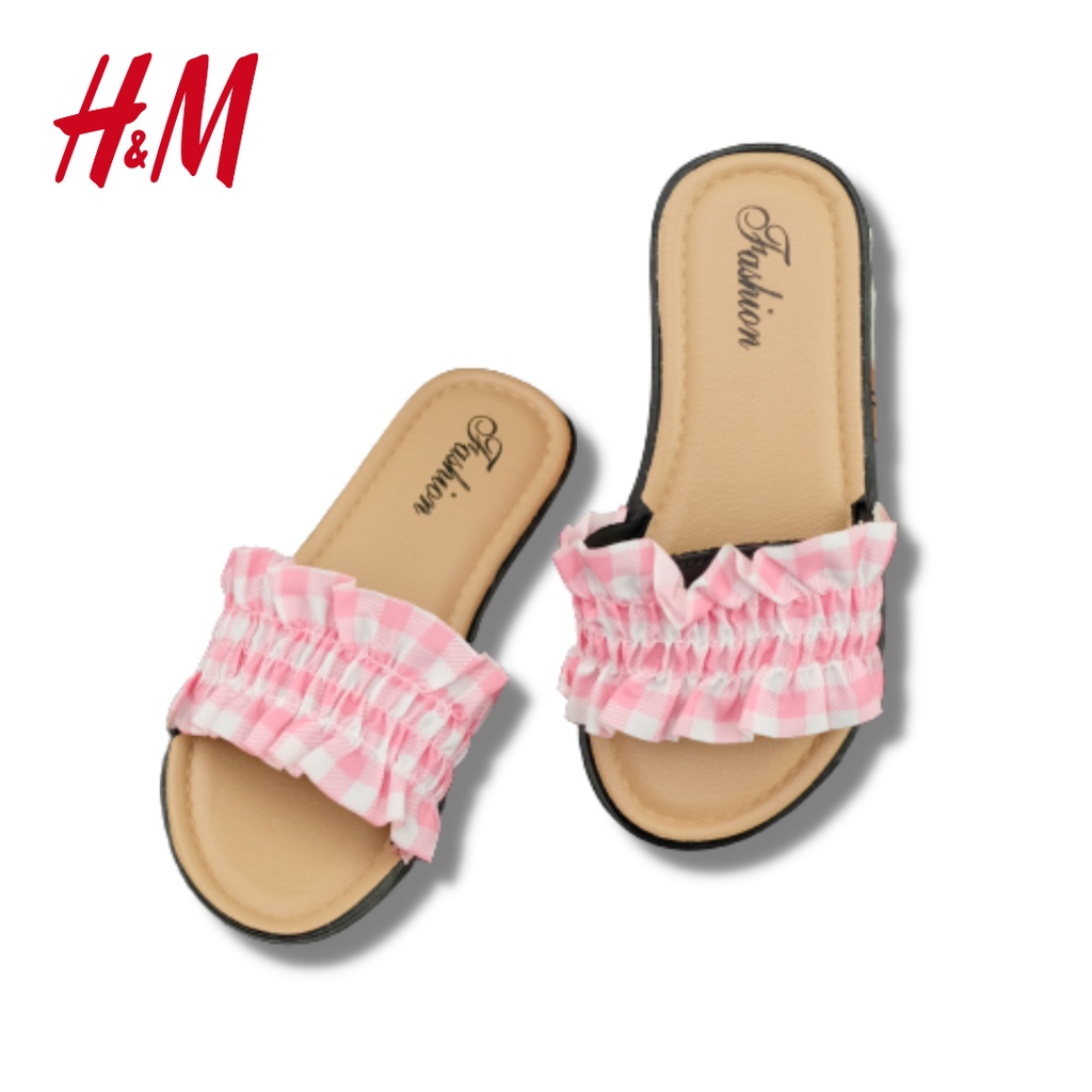 Sendal H&amp;M Slip On Anak Sandal Santai Flat Rumah Sehari hari