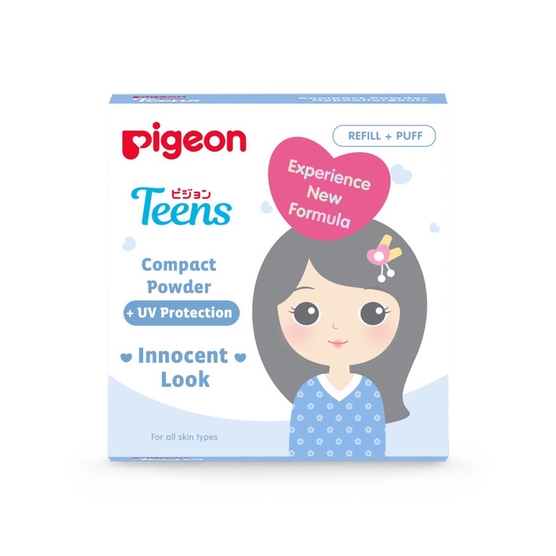 Pigeon Teens Compact Powder UV Protection Inncocent Look