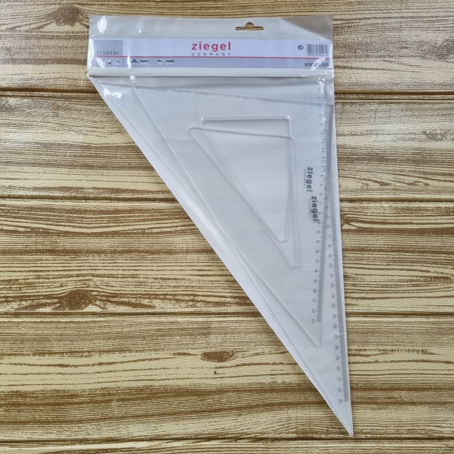 

Ziegel Penggaris Segitiga Set