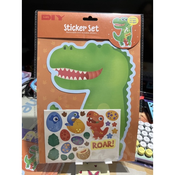 mr diy - sticker set - dinosaurs