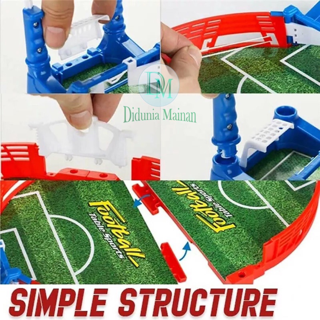 Mainan anak board game duel sepak bola mini set family game football world