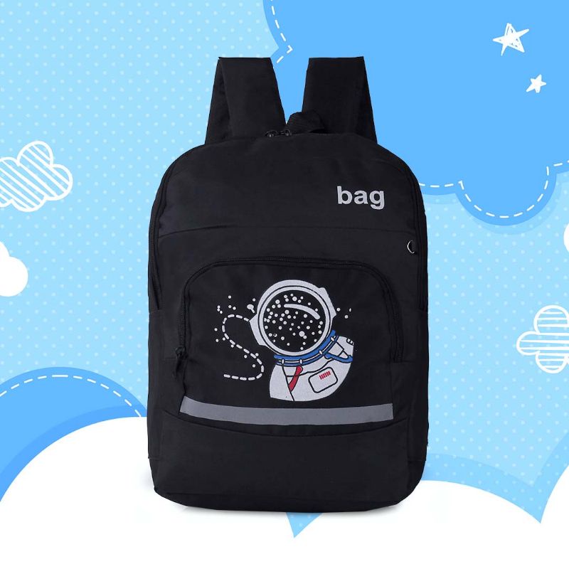 Tas Ransel Punggung Backpack Sekolah Anak Laki Laki Perempuan SD TK PAUD Motif Astronot Lucu Tas Gendong Anak Cowok Cewek Murah Original