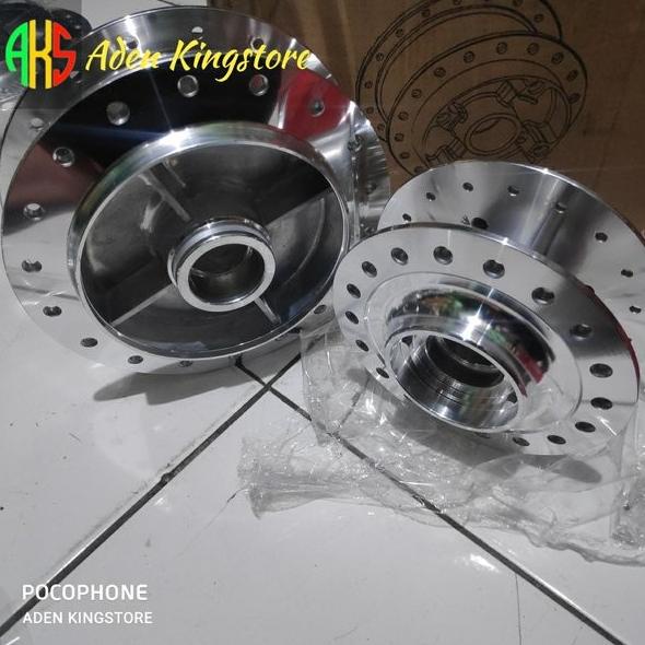 MOTOR SPAREPART MOTOR TROMOL DEPAN BELAKANG CHROME RX KING RXK
