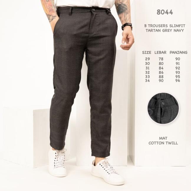 Celana Panjang Pria / Celana Kotak Kotak