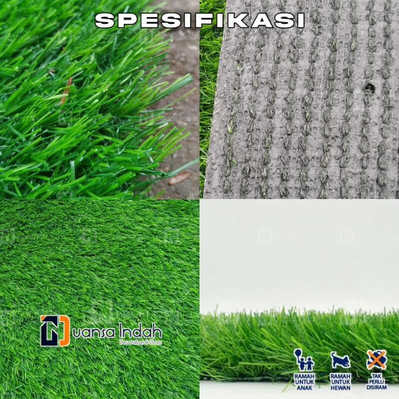 RUMPUT SINTETIS TYPE SWISS PREMIUM UKURAN 25×50 CM