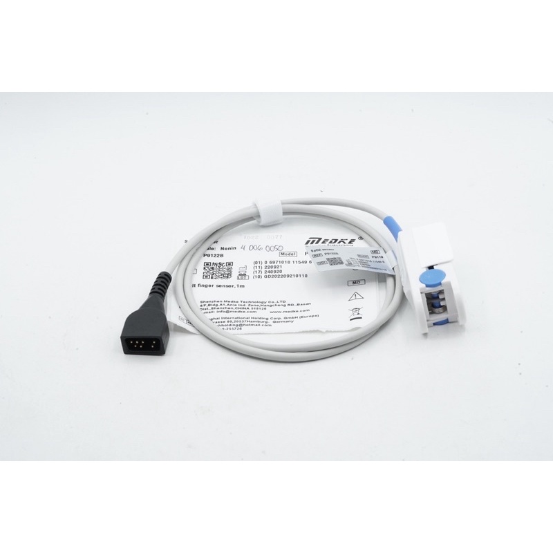 Medke Kabel Nonin Cable Adult Finger SPO2 Sensor 7 Pin 1M | 4.006.0050 | P9122B