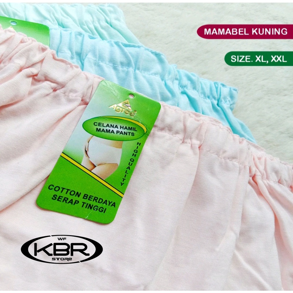 [ 3pc ] MAMABEL KUNING H 514 / Celana Dalam Ibu Hamil | CD Agree Hamil Mamabel / celana dalam untuk orang hamil wf store
