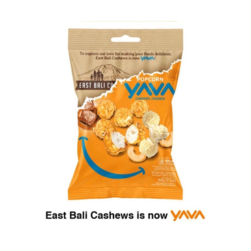 

YAVA Popcorn Caramel Cashew - Chocolate Peanut 60g East Bali