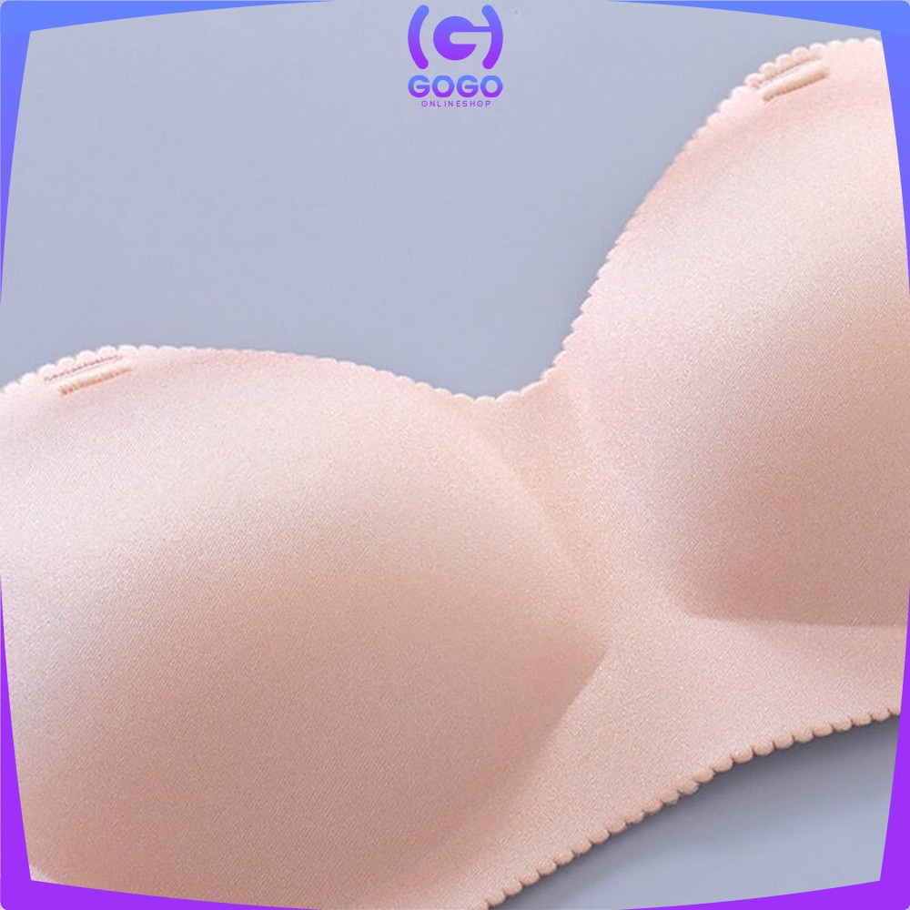 GOGO-P64 P65 Bra Seamless Tanpa Kawat BH Wanita Push Up Bra / Bra Kancing Depan Tanpa Kawat