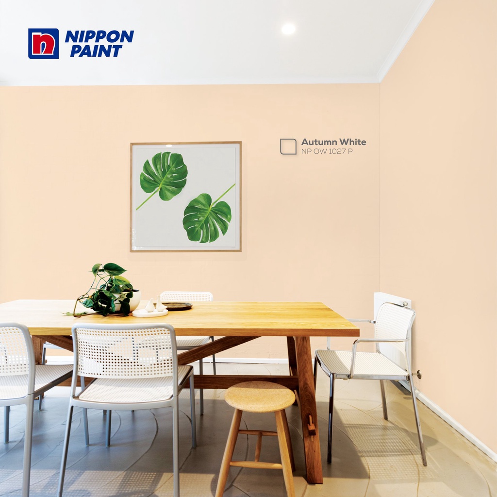 CAT TEMBOK INTERIOR DAN EKSTERIOR NIPPON PAINT - AUTUMN WHITE/OW1027P (PAIL)