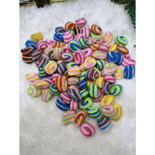 IKAT RAMBUT DONAT ISI 50 PCS 1 KANTONG