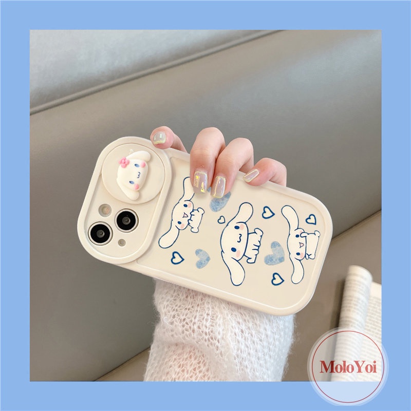 Soft Case Tpu Motif Kartun Cinnamoroll 3D Cover IPhone 7 Plus XR 11 13 12 Pro Max 11 Pro Max X XS Max 8 Plus
