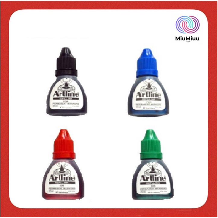 

REFILL TINTA SPIDOL PERMANENT ARTLINE ESK-20R 20 ML