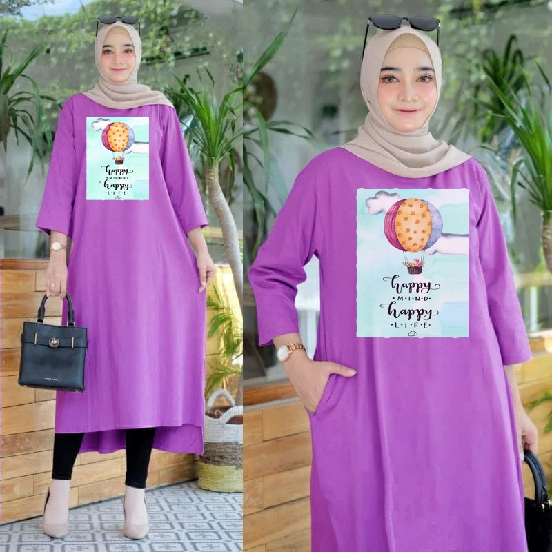 FF LONG TUNIK HIJAB COLABORATION TUNIK WANITA TERBARU 11