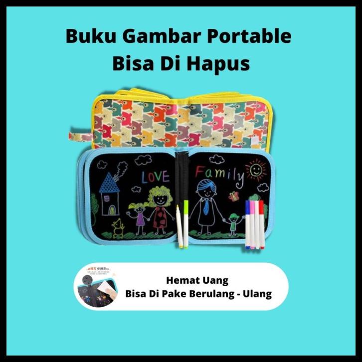 

Portable Soft Chalk Board Drawing Book Magic Pen Painting