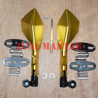 Spion Tomok Motor l Variasi Aksesoris Spion Motor Tomok Full CNC Full Warna Kaca V2 Universal Spion Modif Hight Quality Murah