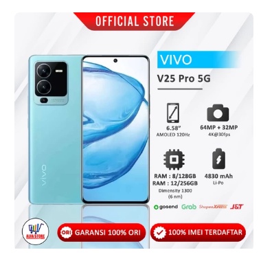 vivo v25 pro 5g 12/256 NEW Garansi Resmi