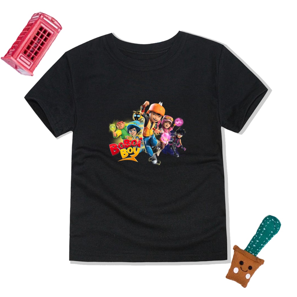 PVJ - Kaos Anak Boboiboy Anak Laki Laki Dan Perempuan Tshirt Tangan Pendek