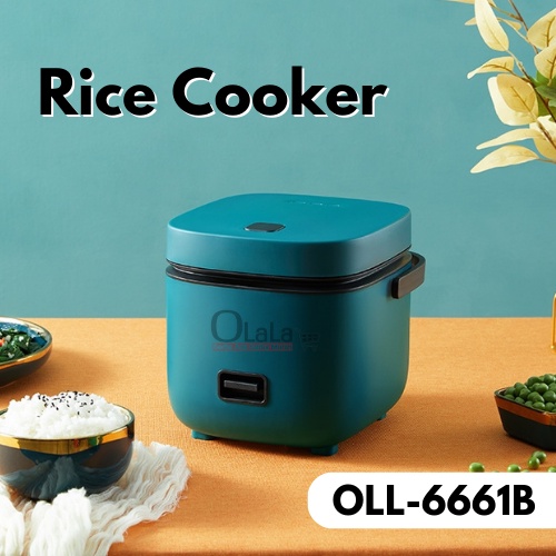 RICE COOKER PENANAK NASI PORTABLE ANTI LENGKET TRAVEL VERSION RICE COOKER MINI 0.8L TM-6661B