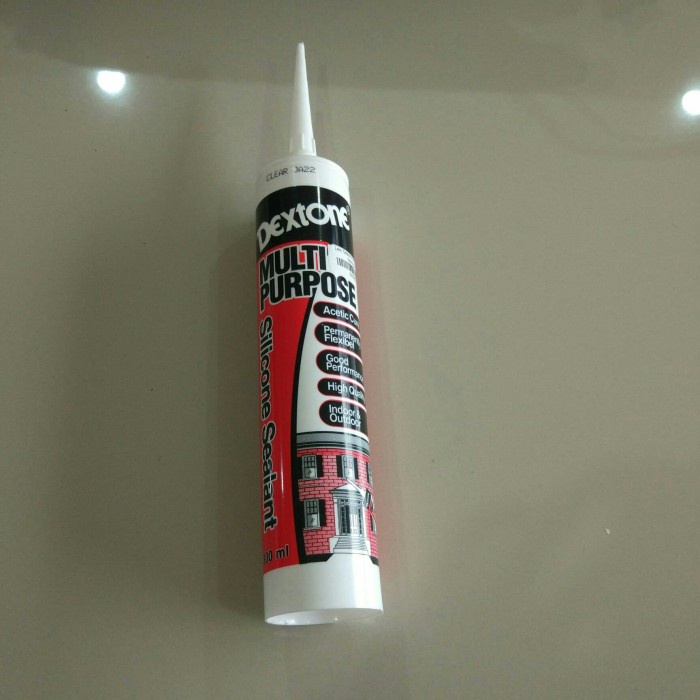 LEM SEALANT BOTOL CLEAR DEXTONE / LEM KACA BENING DEXTONE /LEM SILICON