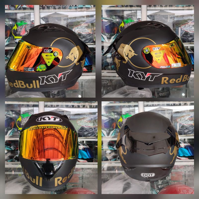 HELM KYT R10 PAKET GANTENG