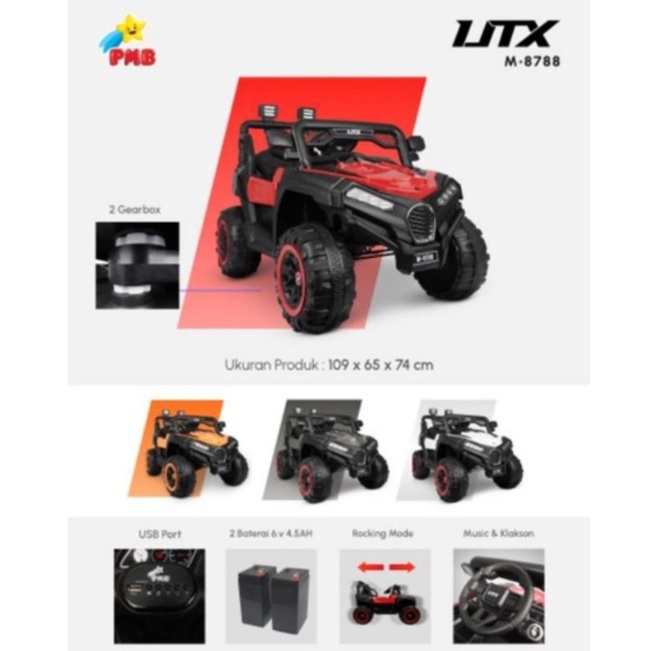 mobil aki Jeep utx 12volt