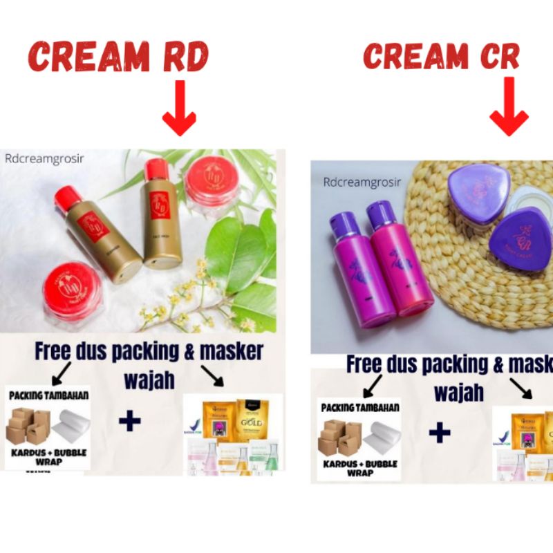 [COD] Cream Cr Ungu  /CREAM RD CV ARNI TERMURAH