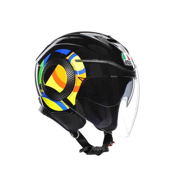 HELM AGV ORBYT E2205 TOP - SUN&MOON 46 BLACK