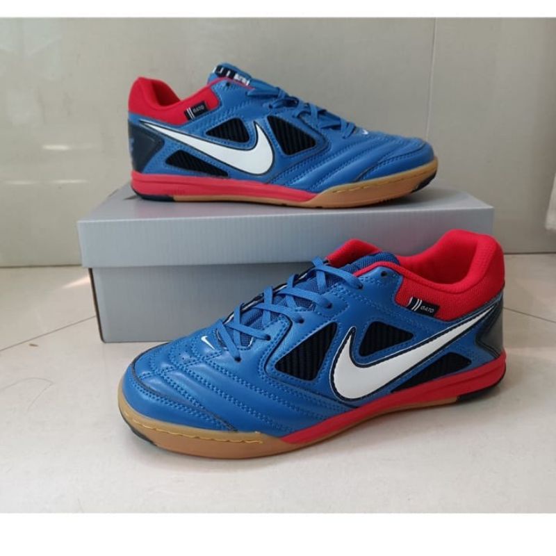SEPATU FUTSAL NIKE GATO LTR BLUE IC-SEPATU FUTSAL-NIKE -SOCCER