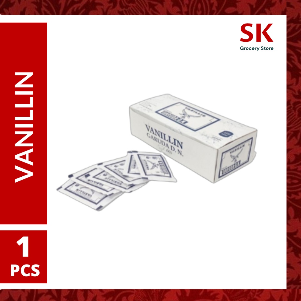 

[Harga Grosir] Vanili Bubuk Sachet Vanillin G Garuda DN 2gr x 1pcs