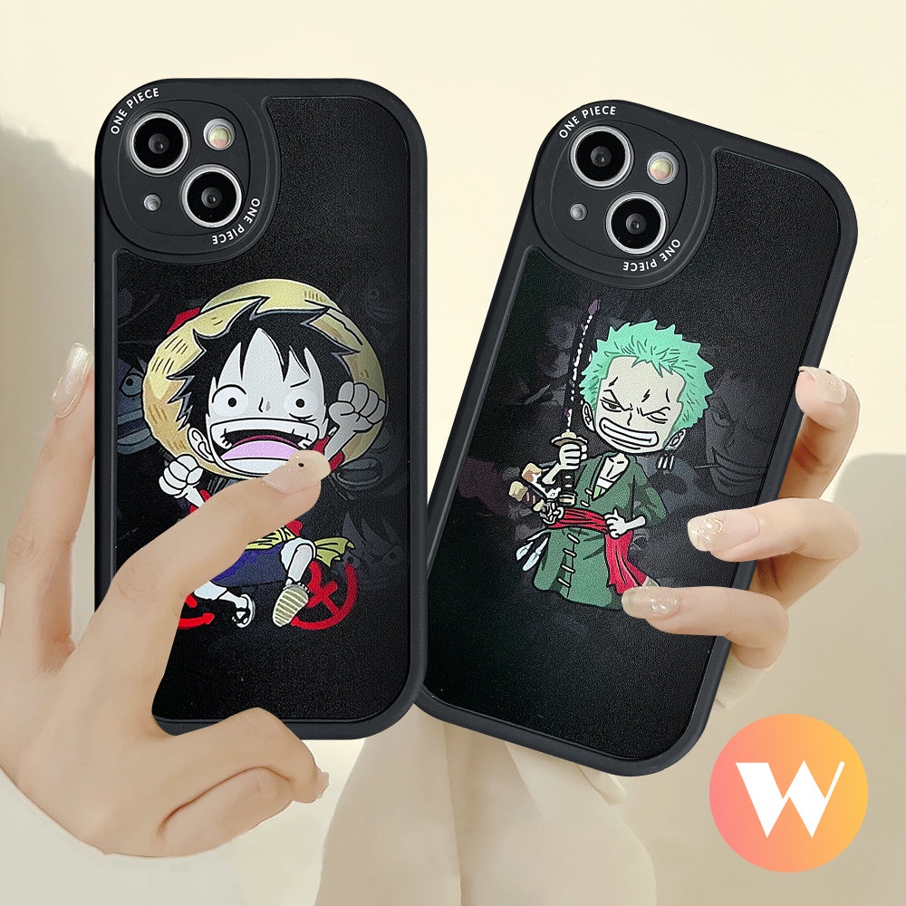 Soft Case Tpu Motif Kartun Anime One Piece Untuk iPhone 7Plus 6Plus XR 11 13 12 14 Pro Max X XS Max 6 6s 7 8 Plus SE 2020