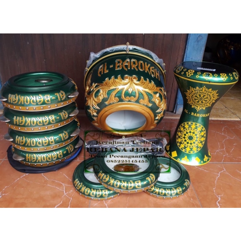 Rebana Jepara 1 Set Lengkap (Bass 18in)