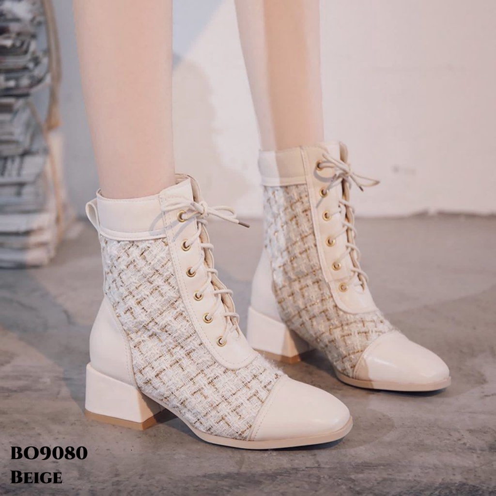 PRF Sepatu Boots Flat Korea BO9080