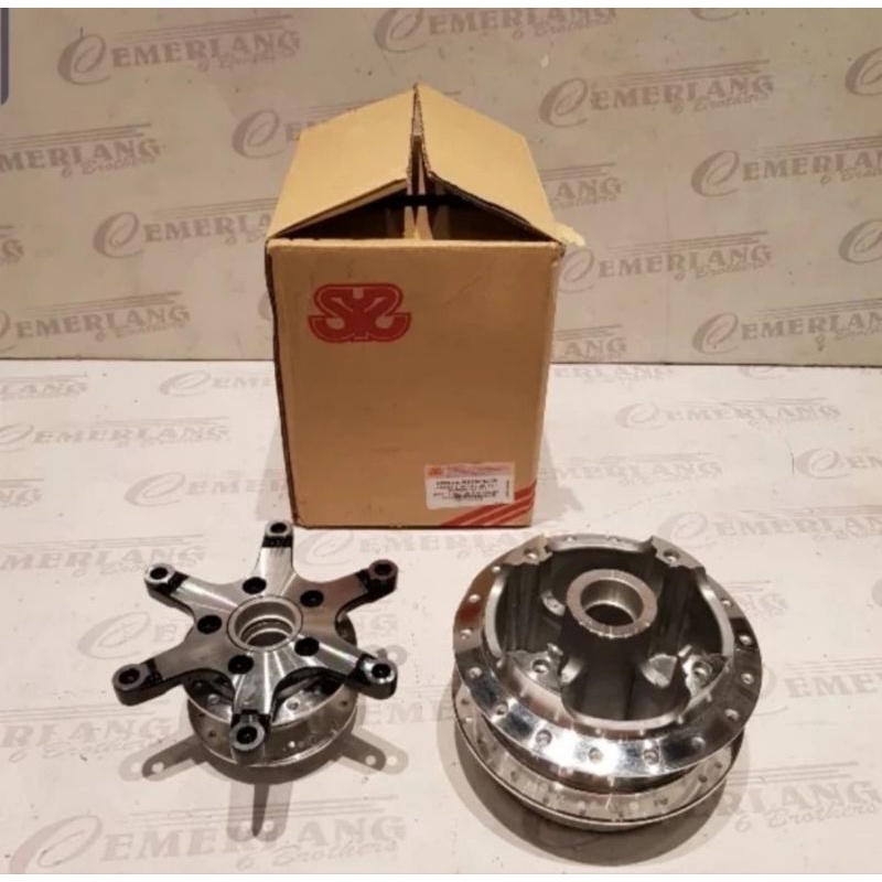 Tromol Set Depan Belakang Supra GTR150Merek Sys