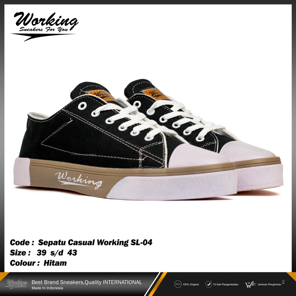 Working Sneakers For You Sepatu Kanvas Pria SL-04