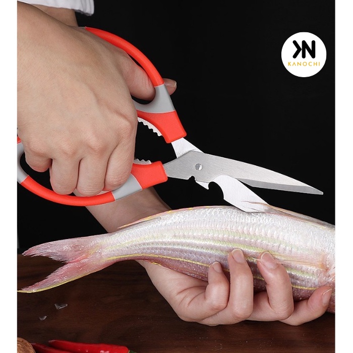 Gunting dapur serbaguna multifungsi gunting ikan ayam daging sayur